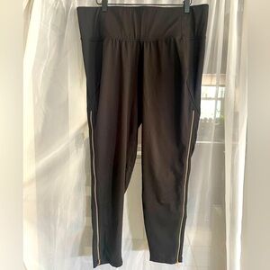 Black Zippered Leggings